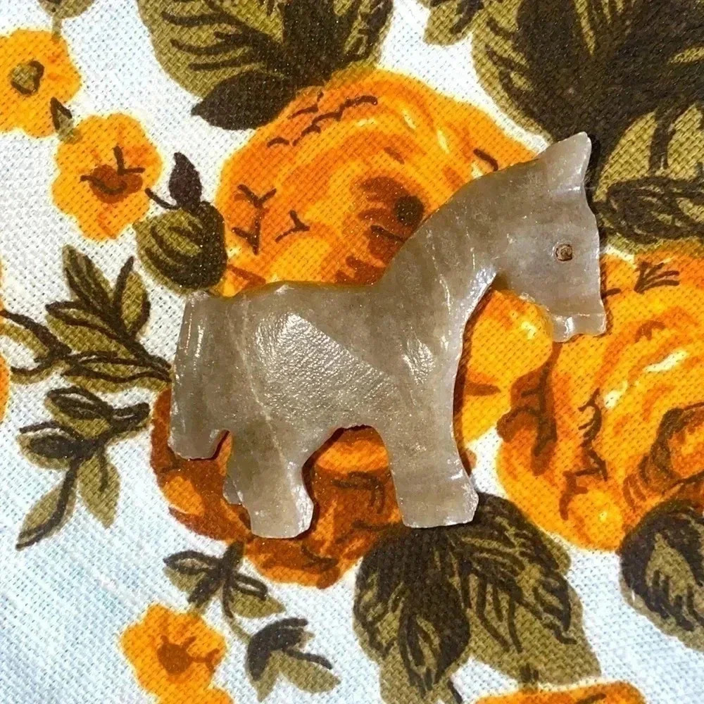 Marble Donkey handcrafted sculpture